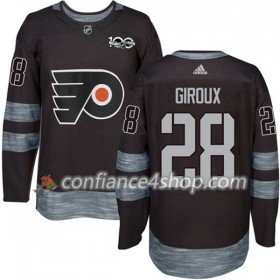 Adidas Maillot de Hockey Philadelphia Flyers Claude Giroux 28 1917-2017 100th Anniversary Noir Authentic - Homme